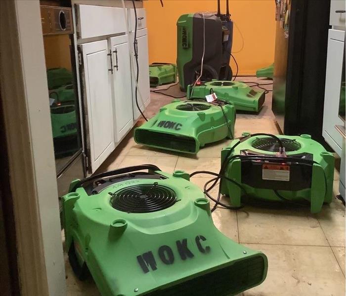 After Kitchen Water Damage SERVPRO of West Oklahoma City