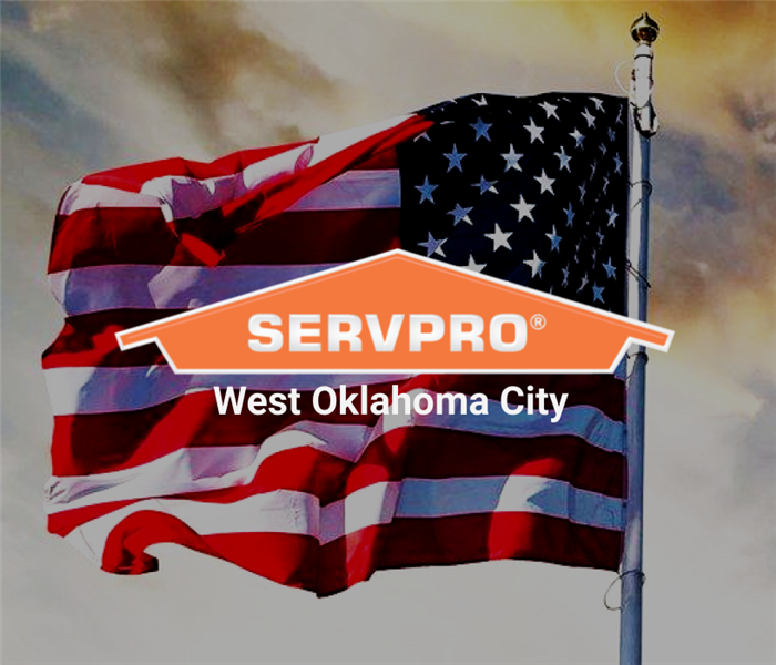 SERVPRO of West Oklahoma City - image of American flag